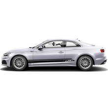 Audi Sport Side Stripes Vinyl Decal Set for for Audi A5_3