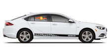 Decorated Stripes with Custom Text Side Vinyl Decal Kit for Buick Regal _3