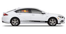Decorated Stripes with Custom Text Side Vinyl Decal Kit for Buick Regal _4