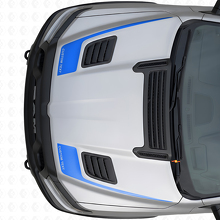 Hockey Stick Style Custom Hood Vinyl Decal Set for Dodge Ram Sport 2019+_2