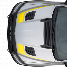 Hockey Stick Style Custom Hood Vinyl Decal Set for Dodge Ram Sport 2019+_5