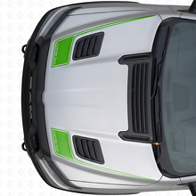Outline Custom Text Hood Stripes Vinyl Decal Set for Dodge Ram Sport 2019+_3