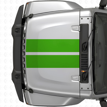 Dual Hood Stripes Vinyl Decal for Jeep Wrangler 2007+_3