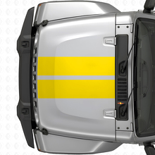 Dual Hood Stripes Vinyl Decal for Jeep Wrangler 2007+_5
