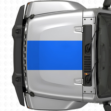 Central Wide Hood Stripe Vinyl Decal for Jeep Wrangler 2007+_2