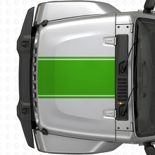 Central Outline Hood Stripe Vinyl Decal for Jeep Wrangler 2007+_3