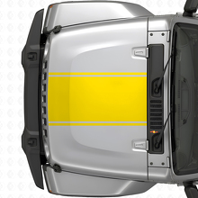 Central Outline Hood Stripe Vinyl Decal for Jeep Wrangler 2007+_5