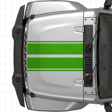 Dual Hood Outline Stripes Vinyl Decal for Jeep Wrangler 2007+_3