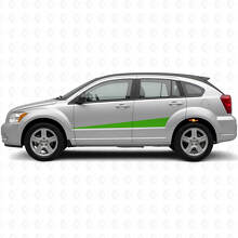Expanding Side Stripes Vinyl Decal Kit for Dodge Caliber 2007+_3