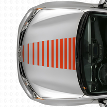 Strobe Style Hood Stripes Vinyl Decal for Toyota RAV4 2013+_4
