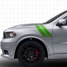 345 Dual Stripes Front Fender Vinyl Decal Kit for Dodge Durango 2011+_3