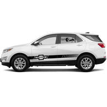 Racing Style Door Side Stripes Vinyl Decal Kit for Chevrolet Equinox 2021_4