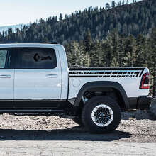 TRX Rebel Bedside Stripes Vinyl Decal Kit for Dodge Ram Rebel 2021+_2