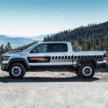 Rebel TRX Side Stripes Vinyl Decal Kit for Dodge Ram Rebel TRX 2021+_2