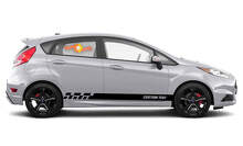 Racing Syle Door Side Stripes Vinyl Decal Kit for Musclecar Fiesta S_4