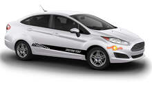 Racing Syle Door Side Stripes Vinyl Decal Kit for Musclecar Fiesta_3
