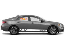 Custom Racing Side Stripes Vinyl Decal Kit for Honda Insight_2