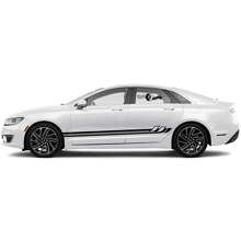 Decorated Side Stripes Vinyl Decal Kit for Lincoln MKZ_3