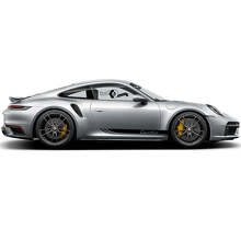 Turbo Style Side Stripes Vinyl Decal Kit for Porsche 911 Turbo S_5