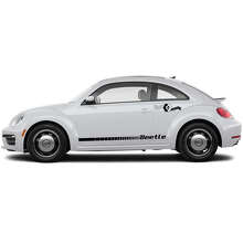 Branded Door Side Stripes Vinyl Decal Kit for Volkswagen Beetle _2