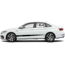 Volkswagen Lettering Side Stripes Vinyl Decal Set for Volkswagen Jetta_3