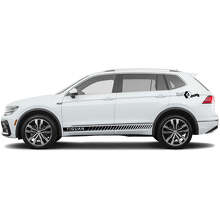 Decorated Side Stripes Vinyl Decal Kit for Volkswagen Tiguan_4