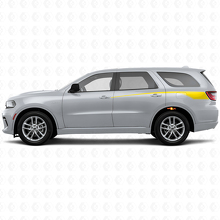 Tapering Rear Side Stripes Vinyl Decal Set for Dodge Durango 2011+_5
