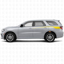 Tapering Custom Rear Side Stripes Vinyl Decal Set for Dodge Durango 2011+_5