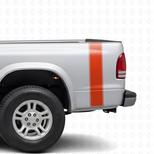 Outline Stripes Rear Side Vinyl Decal Kit for Dodge Dakota 1997+_4