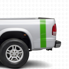 Sport Outline Stripes Rear Side Vinyl Decal Kit for Dodge Dakota 1997+_3
