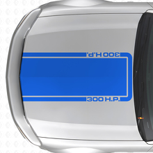 300 H.P. Hood Outline Stripe Vinyl Decal for Musclecar Musclecarmodel Mach 1 2005-09_2