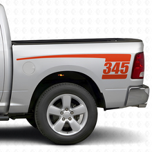 345 Hockey Stick Style Rear Side Vinyl Decal Kit for Dodge Ram 2009-18_4