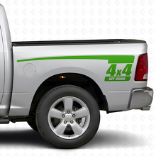 4x4 Off Road Rear Side Stripes Vinyl Decal Kit for Dodge Ram 2009-18_3