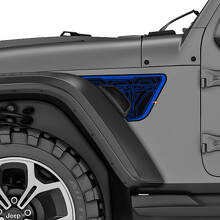 392 Final Edition Fender Vent Vinyl Decal Kit for Jeep Wrangler Rubicon_3