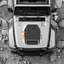 Blackout Hood Vent Vinyl Decal for Jeep Wrangler _2