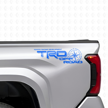 TRD Off Road Compass Bed Side Vinyl Decal Kit for Toyota Tacoma_2