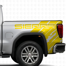 Branded Distressed Style Bed Side Vinyl Decal Kit for GMC Sierra 2019_5
