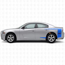 Tail Band Stripes Bedside Vinyl Decal Sticker for Dodge Charger 2011-2014_2
