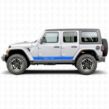 Custom Outline Stripes Side Vinyl Decal Sticker for Jeep Wrangler 2018-2027_3