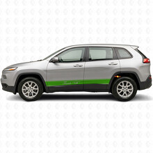 Custom Outline Stripes Side Vinyl Decal Sticker for Jeep Cherokee 2014-2023_4
