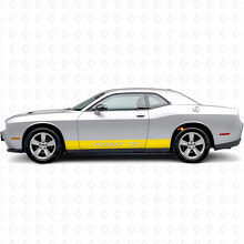 Custom Straight Stripes Rocker Panel Vinyl Decal Sticker for Dodge Challenger_5