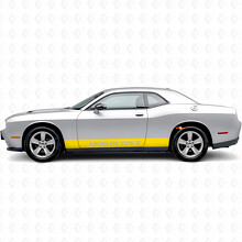 High Output Straight Stripes Side Vinyl Decal Sticker for Dodge Challenger_5