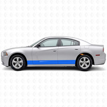 Straight Stripes Side Vinyl Decal Sticker for Dodge Charger 2011-2014_2