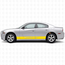 Custom Straight Stripes Side Vinyl Decal Sticker for Dodge Charger 2011-2014_5