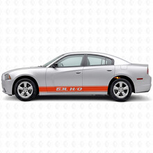 6.1L H/O Outline Stripes Side Vinyl Decal Sticker for Dodge Charger 2011-2014_4