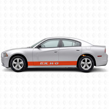 6.1L H/O Straight Stripes Side Vinyl Decal Sticker for Dodge Charger 2011-2014_4