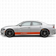 Sport Straight Stripes Side Vinyl Decal Sticker for Dodge Charger 2015-2026_4