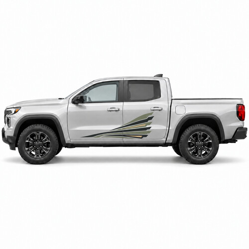 Kestrel Wake Swept Blades Side Door Vinyl Decal Sticker for GMC Canyon