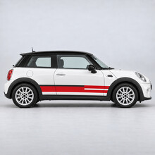 Club Sprint Stripes Side Vinyl Decal Sticker for MINI Cooper 2014_2