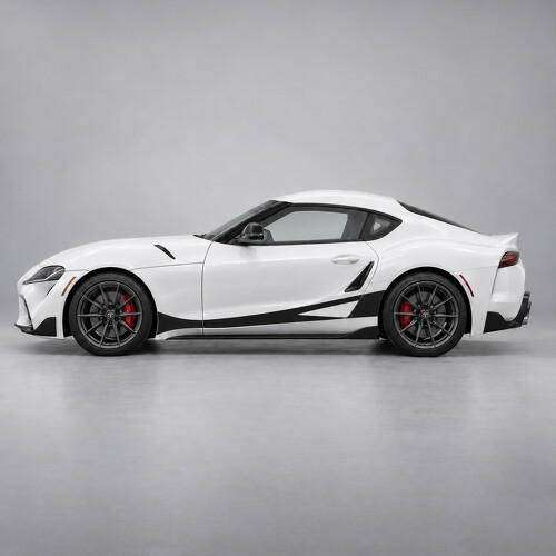Open Sweep Side Vinyl Decal Sticker for Toyota Supra 2020-2026_1
